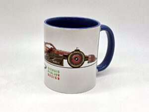 Mug with Ferrari F1 illustration
